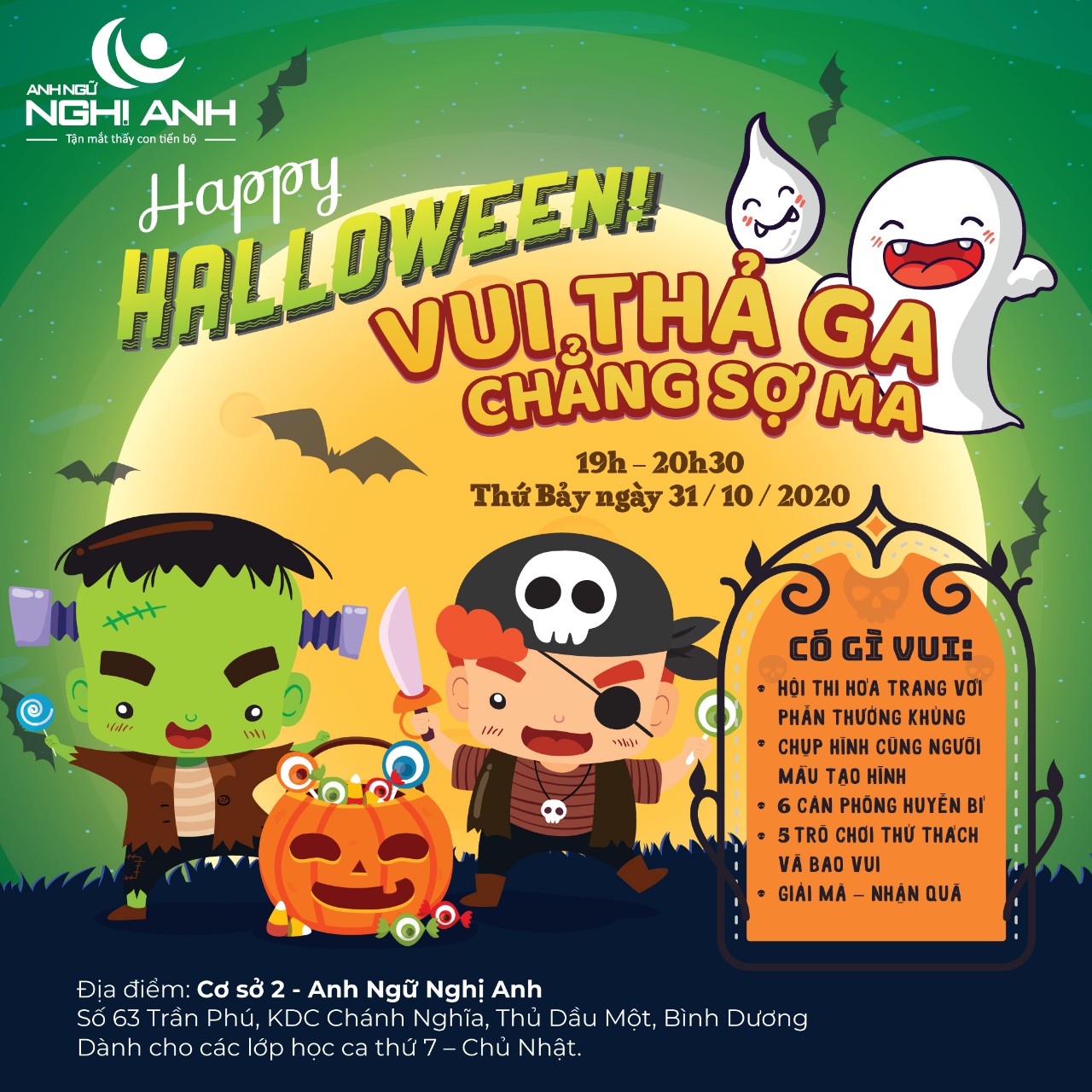 HALLOWEEN 2020: VUI THẢ GA - CHẲNG SỢ MA