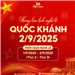 🇻🇳 THÔNG BÁO LỊCH NGHỈ LỄ QUỐC KHÁNH 2/9/2025