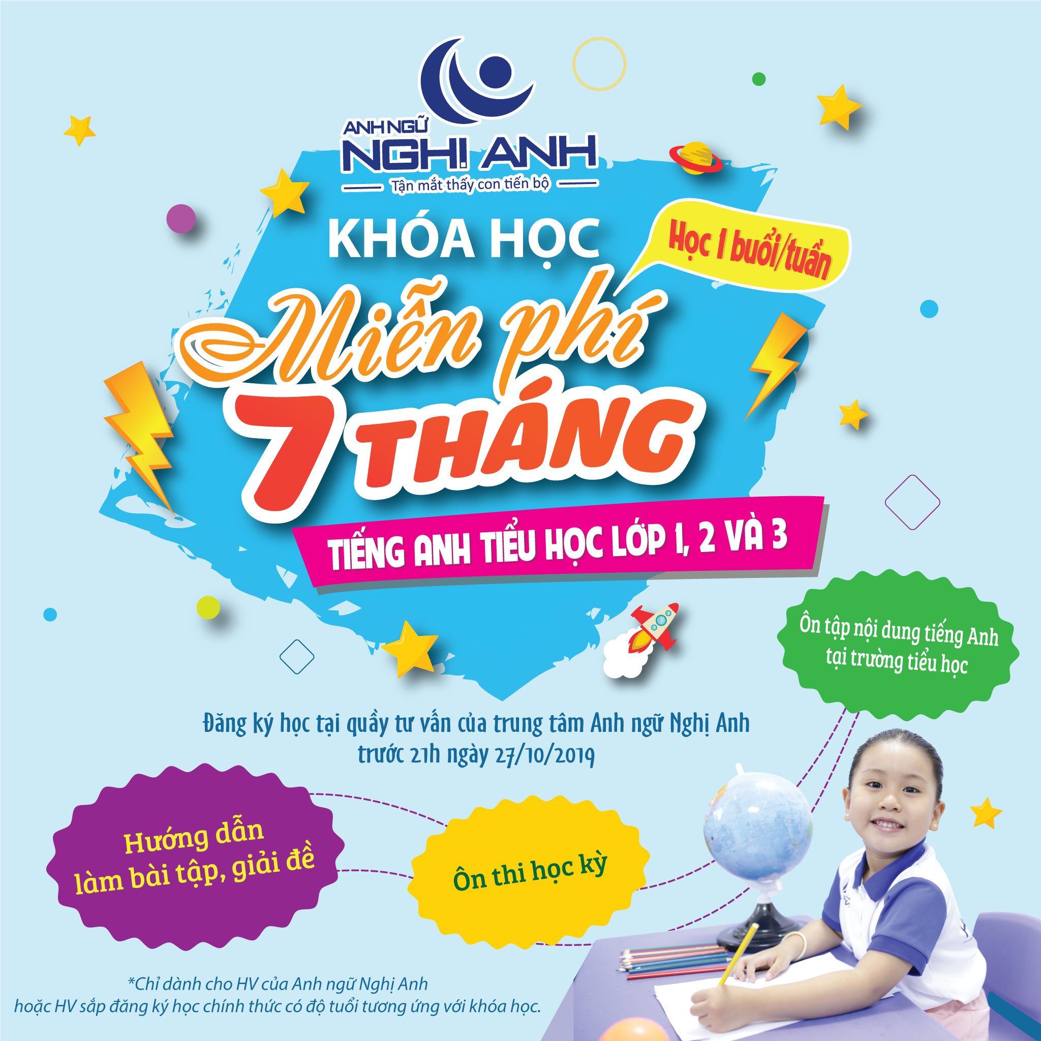 MIỄN PHÍ 100% KHÓA HỌC 7 THÁNG CHƯƠNG TRÌNH TIỂU HỌC LỚP 1, 2, 3